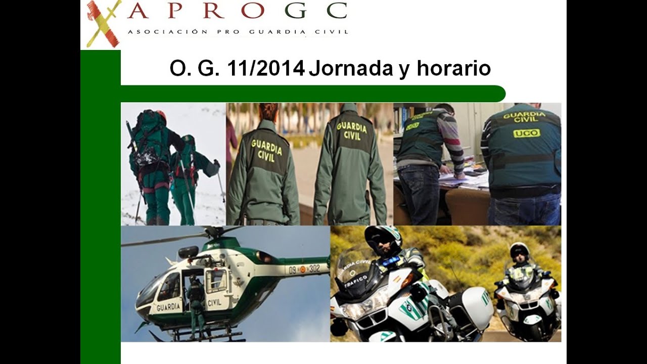 orden general de servicios de la guardia civil