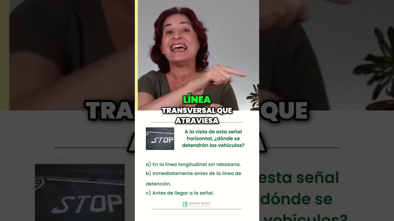 para obedecer esta señal de stop dónde hay que detenerse