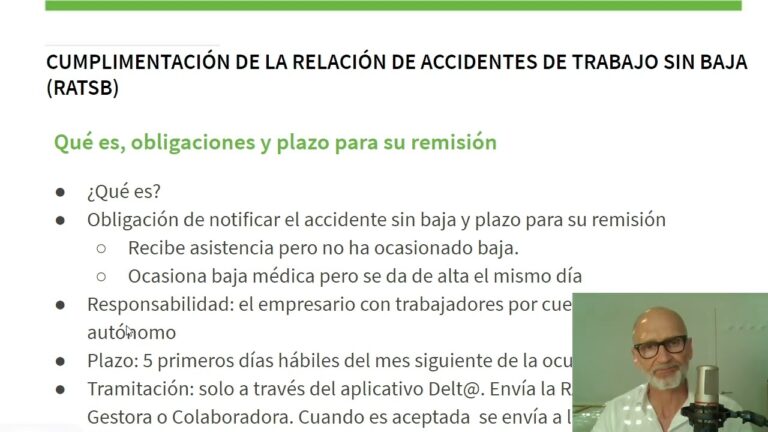 parte de accidente de trabajo sin baja medica