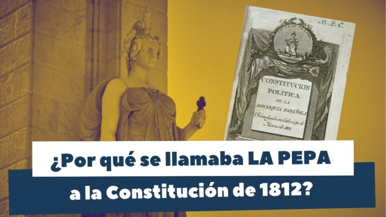 porque se llama la pepa la constitucion de 1812