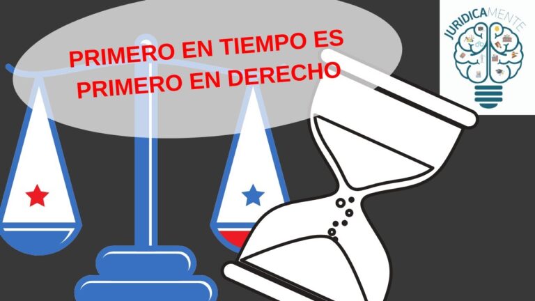 primero en el tiempo primero en el derecho