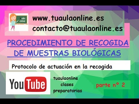 procedimiento de recogida y transporte de muestras biologicas