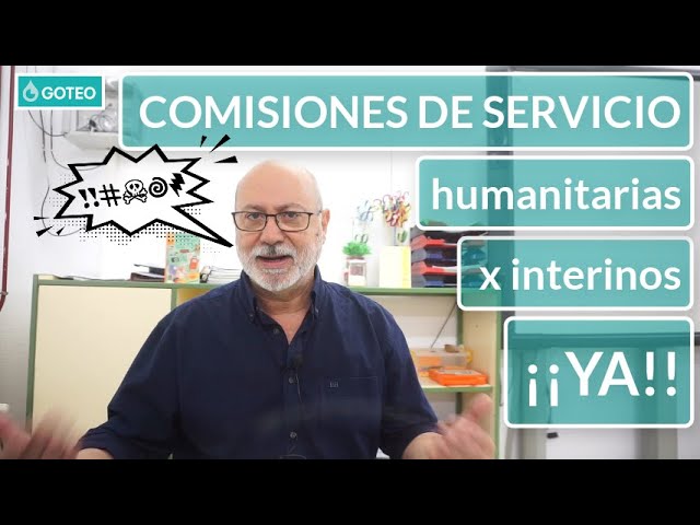 puede un interino estar en comision de servicio