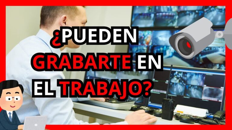 pueden poner camaras en el trabajo sin avisar