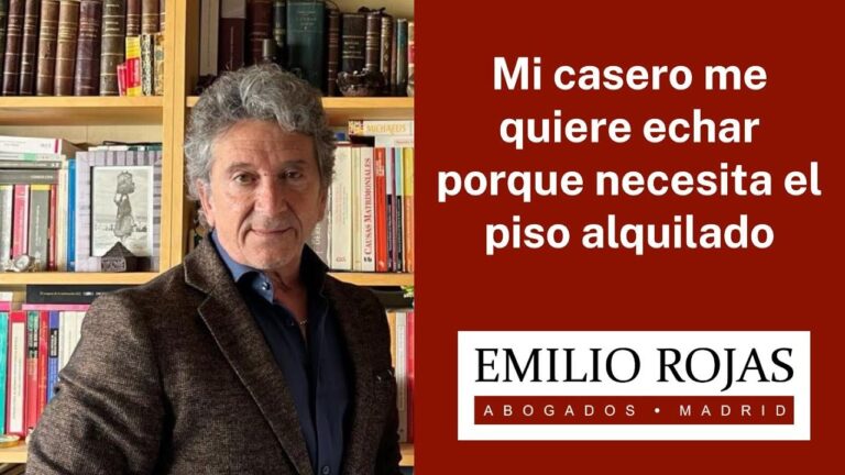 puedo echar a mi inquilino si necesito el piso