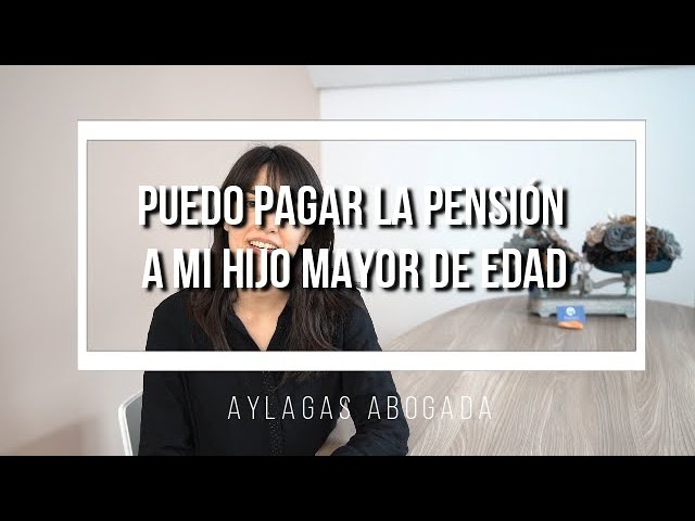 puedo pagar la pension alimenticia directamente a mi hijo