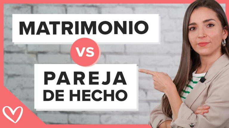 que diferencia hay entre matrimonio y pareja de hecho