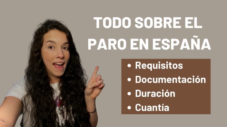 que documentación hace falta para solicitar el paro