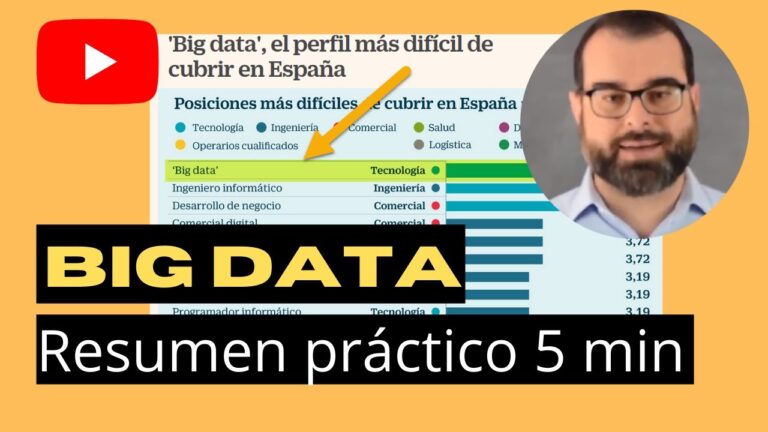 que es big data y cuáles son sus características