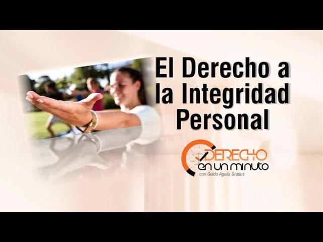 que es el derecho a la integridad personal