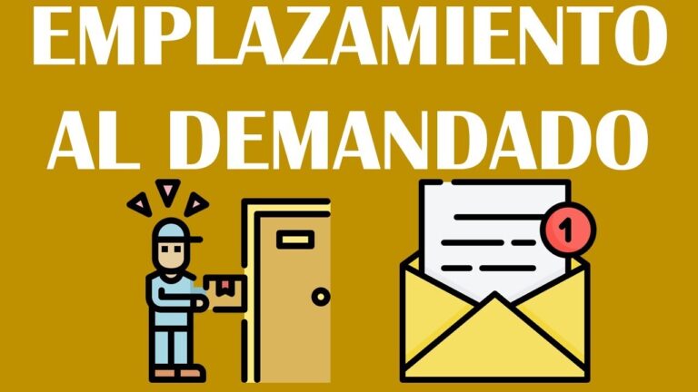que es el emplazamiento en derecho procesal civil