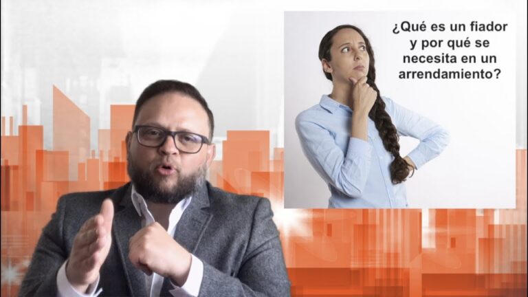 que es fiador en un contrato de arrendamiento