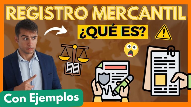 que es la inscripcion en el registro mercantil