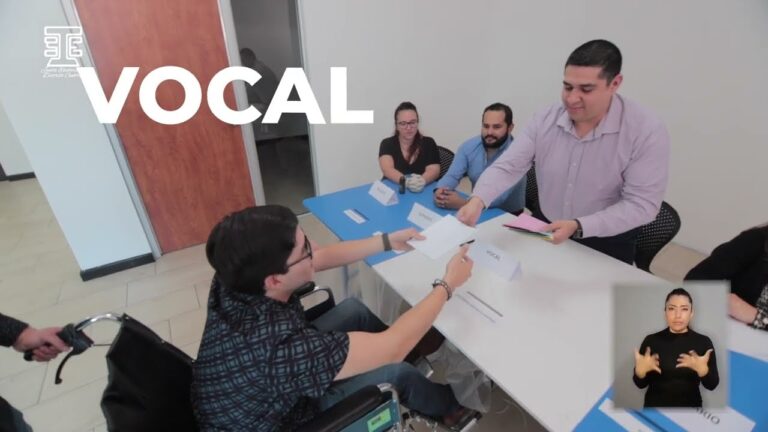 qué es lo que hace un vocal de mesa