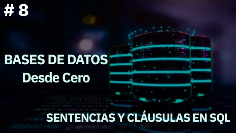 que es una sentencia en base de datos