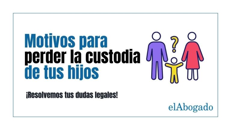 que pasa si me quitan la custodia de mi hijo