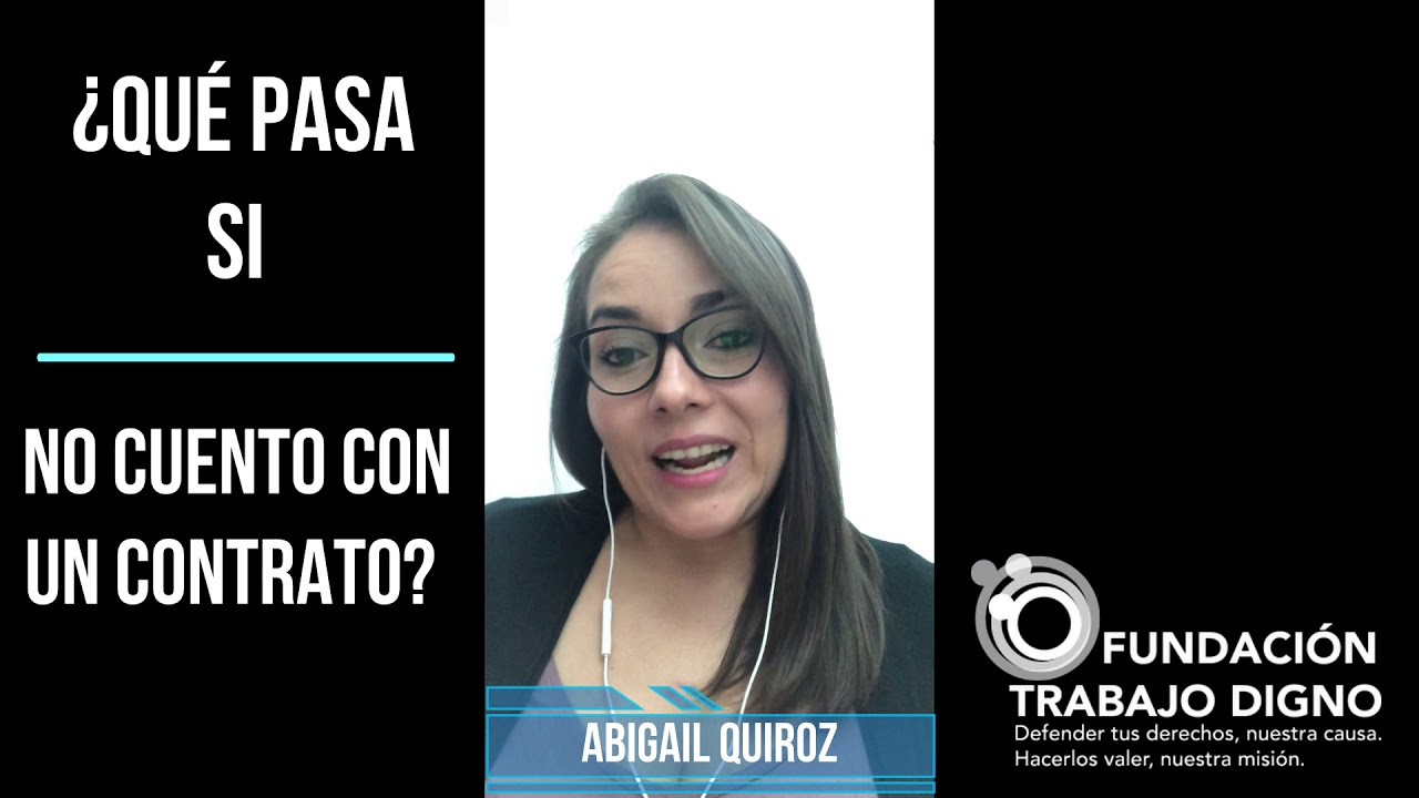 que pasa si no me hacen contrato de trabajo