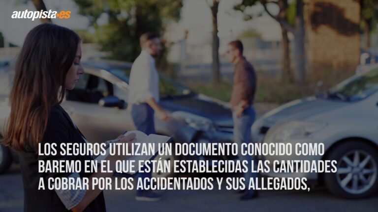 que se indemniza en un accidente de trafico