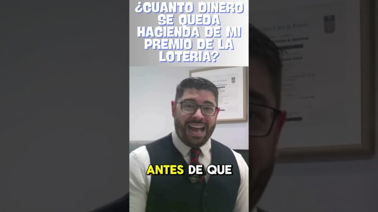 que se queda hacienda de un premio de loteria