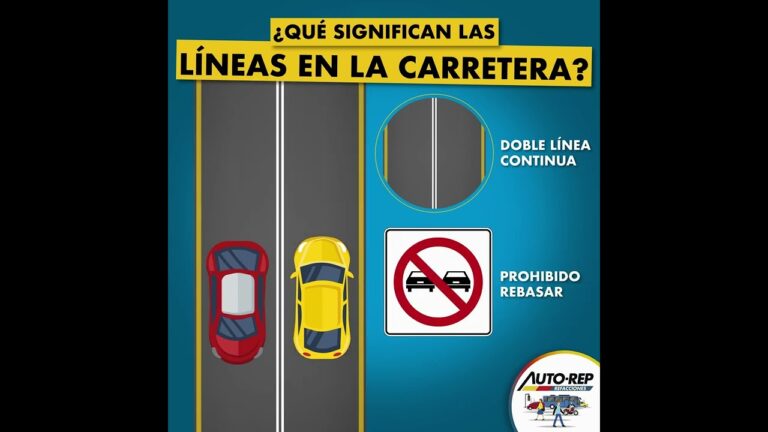 que significan las lineas blancas en la carretera