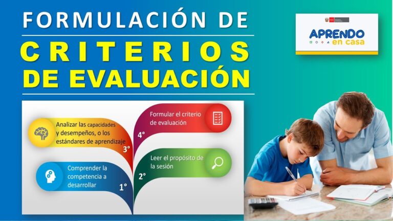 que son los criterios de evaluacion en educacion