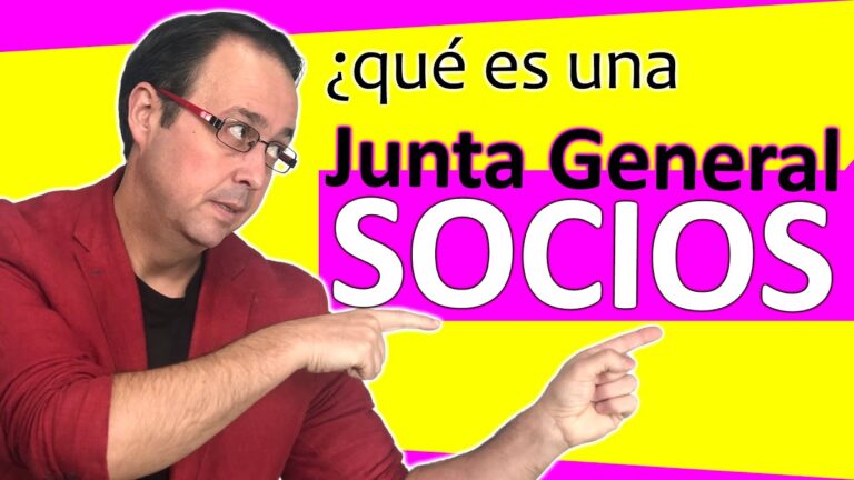 quien puede asistir a una junta general de socios
