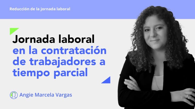 reduccion de jornada en contrato a tiempo parcial