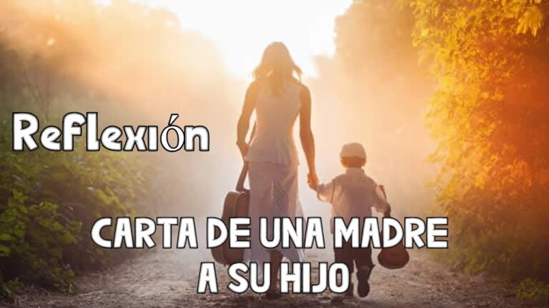reflexion carta de un hijo a su madre