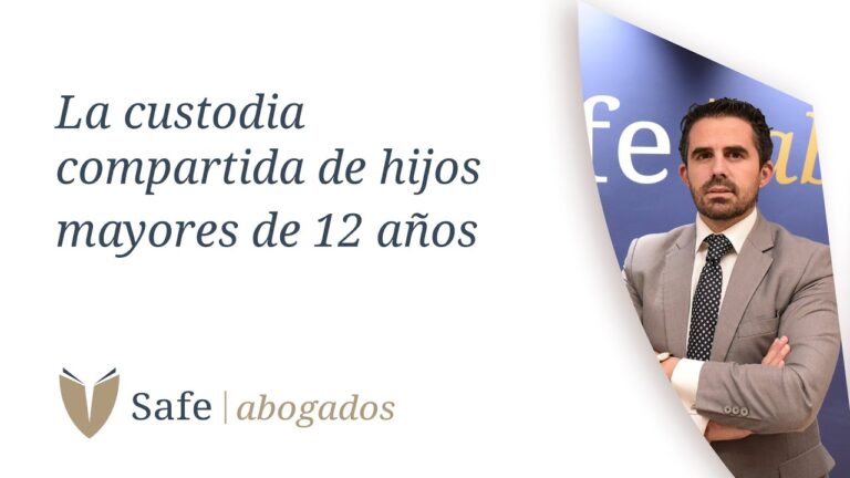 regimen de visitas hijos mayores de 12 años