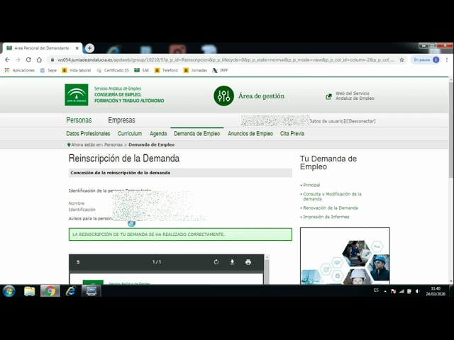 renueva tu demanda de empleo junta de andalucia