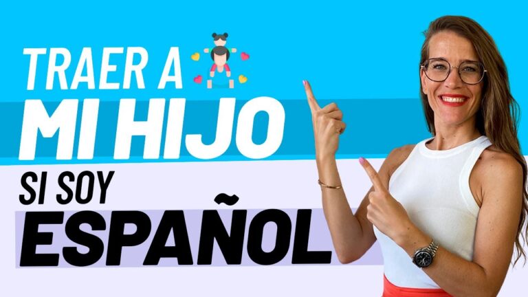 requisitos para traer a mi hijo de vacaciones a españa