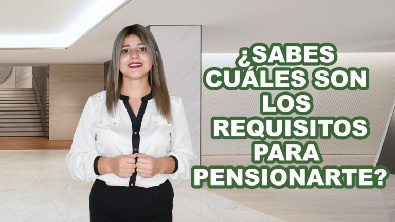 requisitos para tramitar la pension del seguro social