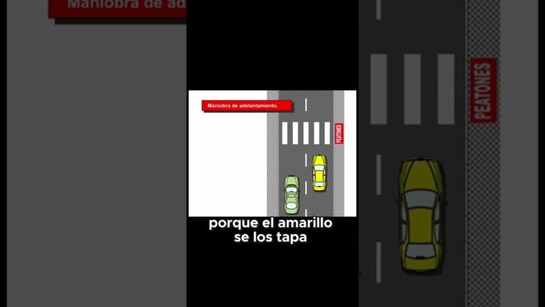 se puede adelantar en un paso para peatones