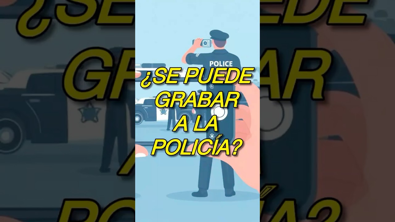 se puede grabar a la policia en españa