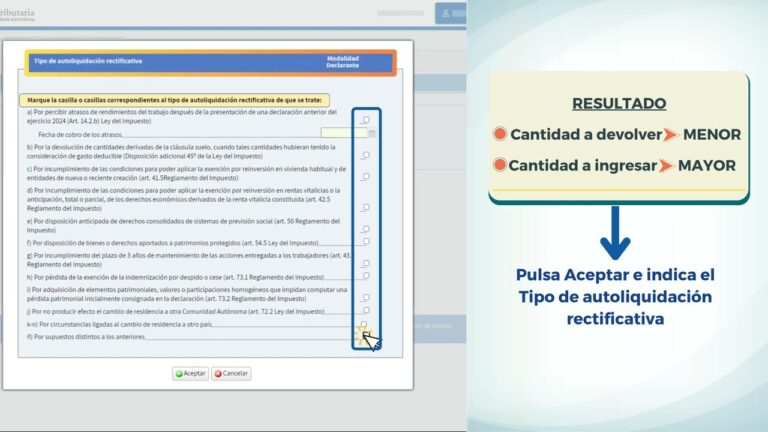 se puede modificar la declaracion una vez presentada