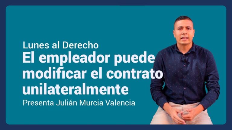 se puede modificar un contrato de trabajo una vez firmado
