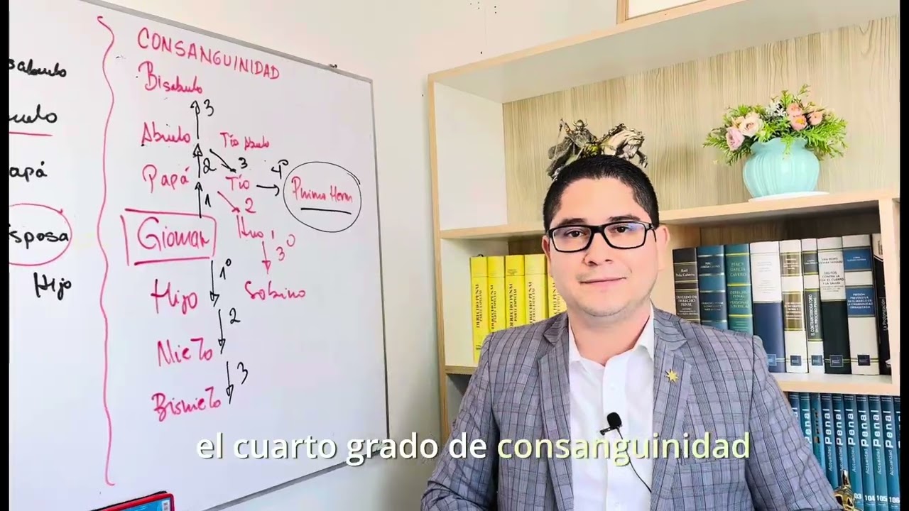 segundo grado de consanguinidad o afinidad codigo civil