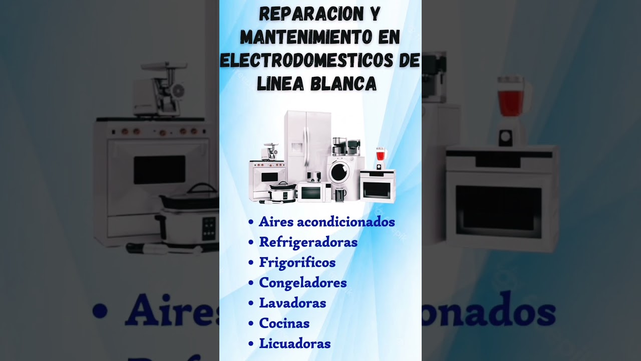 servicio de reparación de electrodomésticos de línea blanca