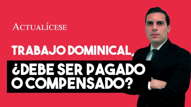 si se trabaja un domingo como se paga