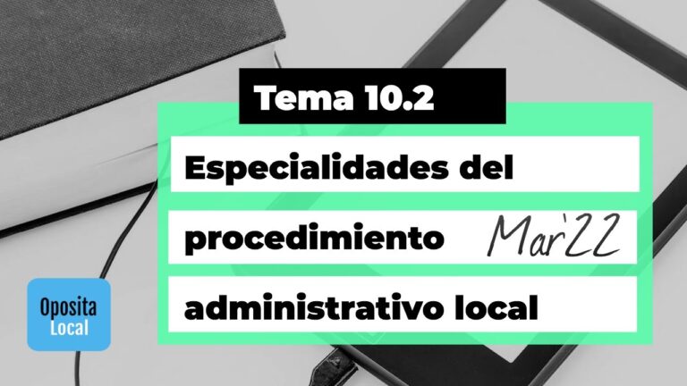 singularidades del procedimiento administrativo en las entidades locales