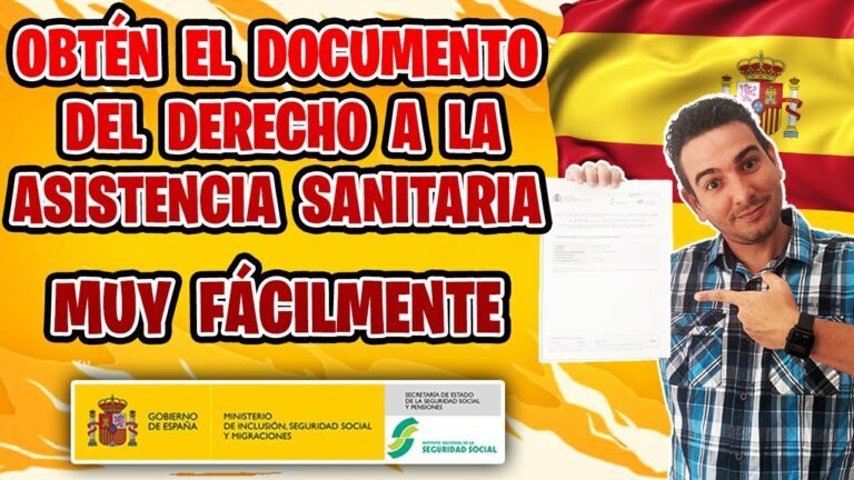 solicitar documento acreditativo del derecho a la asistencia sanitaria