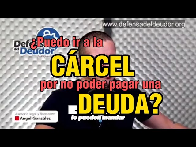 te pueden meter ala carcel por deudas en españa