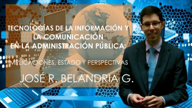 tecnologías de información y comunicación en la administración pública