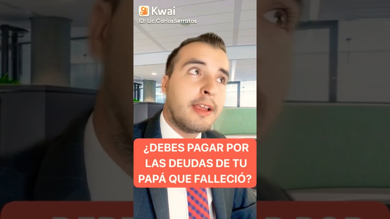 tengo que pagar las deudas de mi padre fallecido