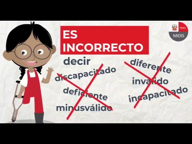 termino para referirse a las personas con discapacidad