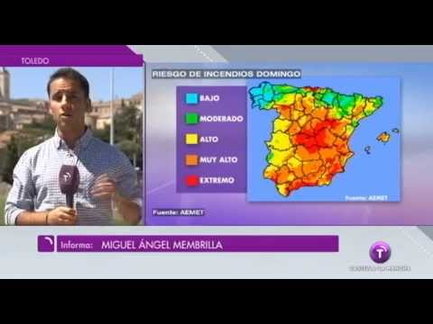 tiempo previsto para el fin de semana en toledo
