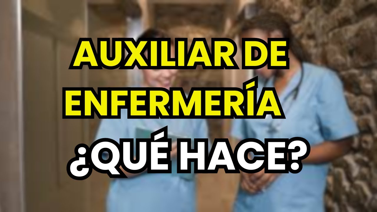 trabajo de auxiliar de enfermeria en clinicas privadas
