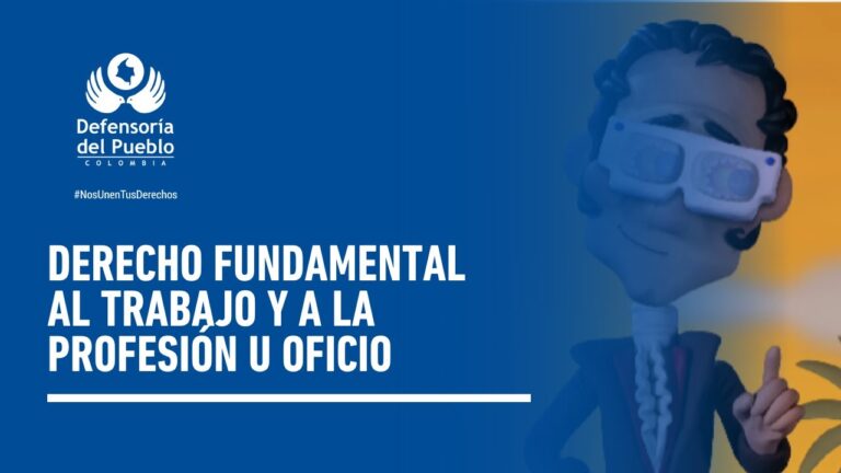 trabajo y libre elección de profesión u oficio
