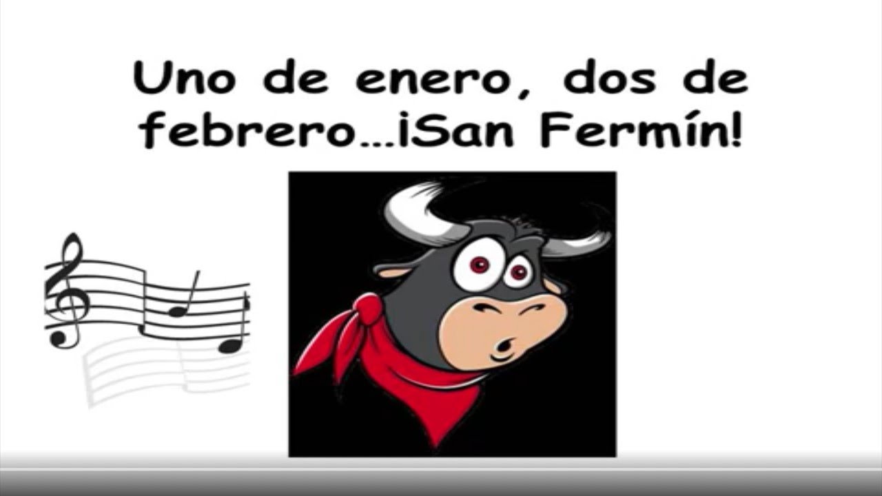 uno de enero dos de febrero tres de marzo
